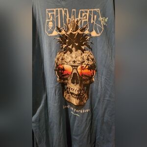 Lost in Paradise Blue Graphic T-Shirt